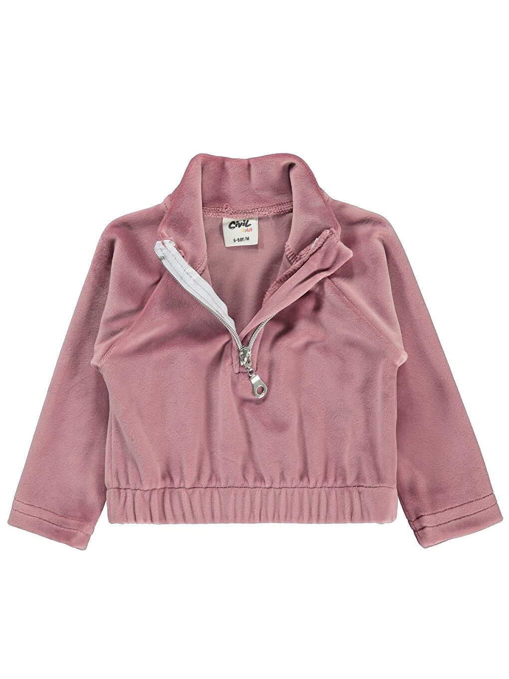 Civil Pudra Baby Kız Bebek Sweatshirt 6-18 Ay Pudra - 2