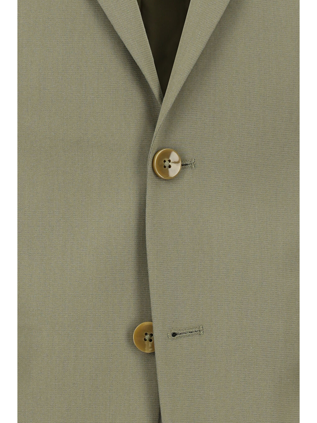 Haki Slim Fit Dar Kesim Pamuklu Lyocell Klasik Takım Elbise-3