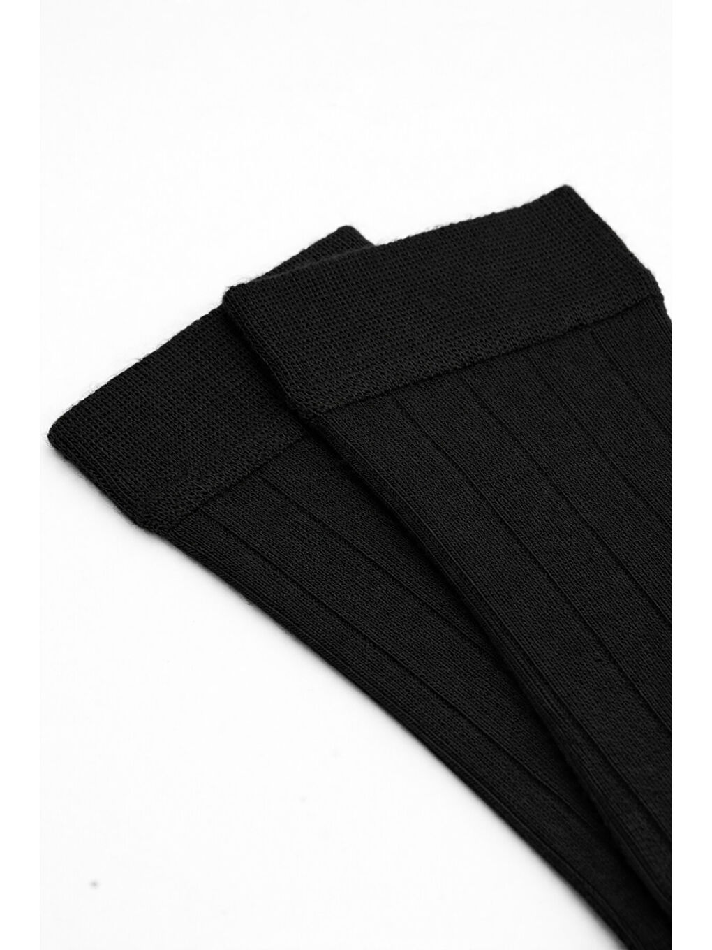 Siyah Çizgi Desenli Çorap-1