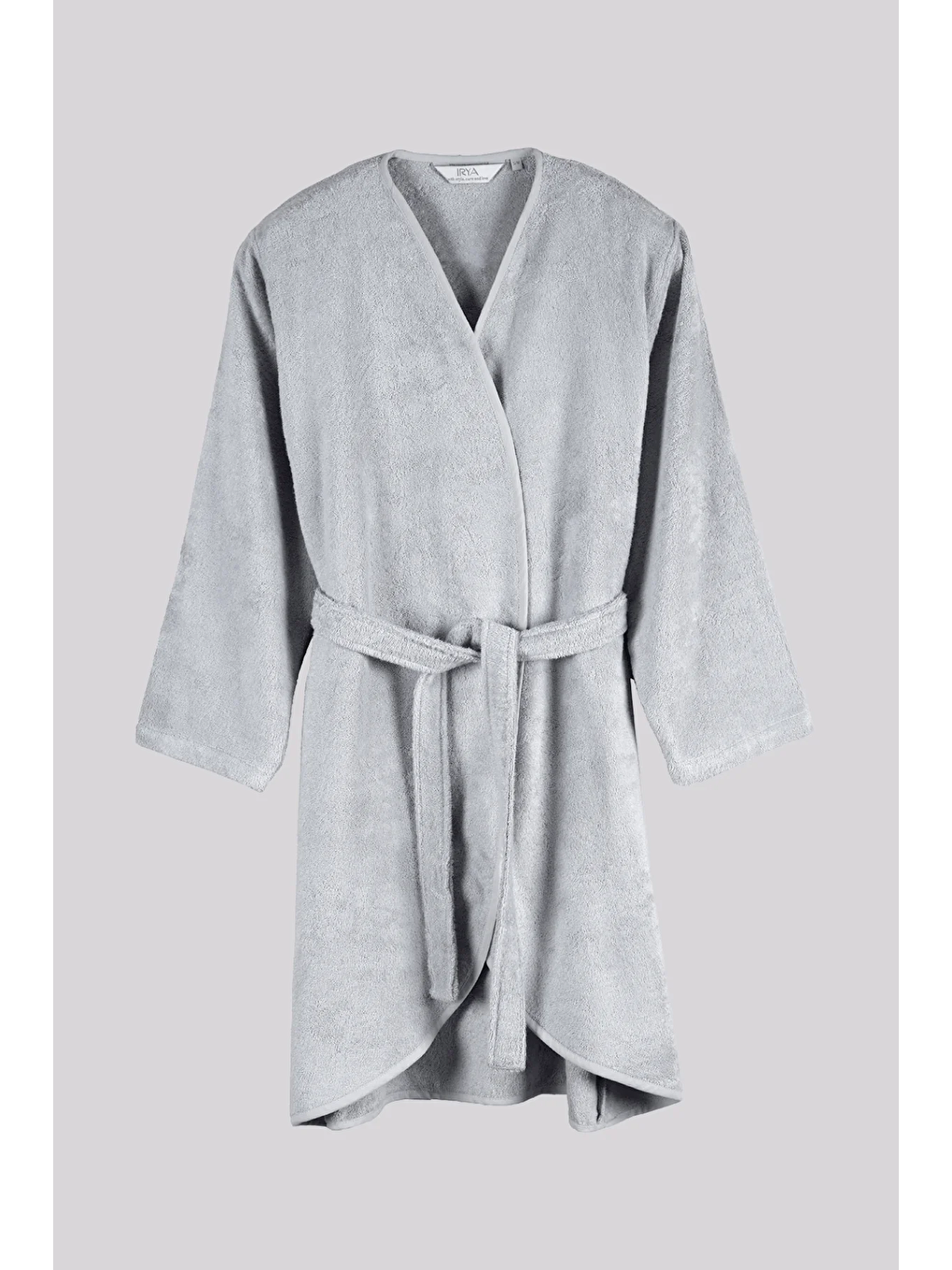Sedef Bambu Kadın Bornoz Gri