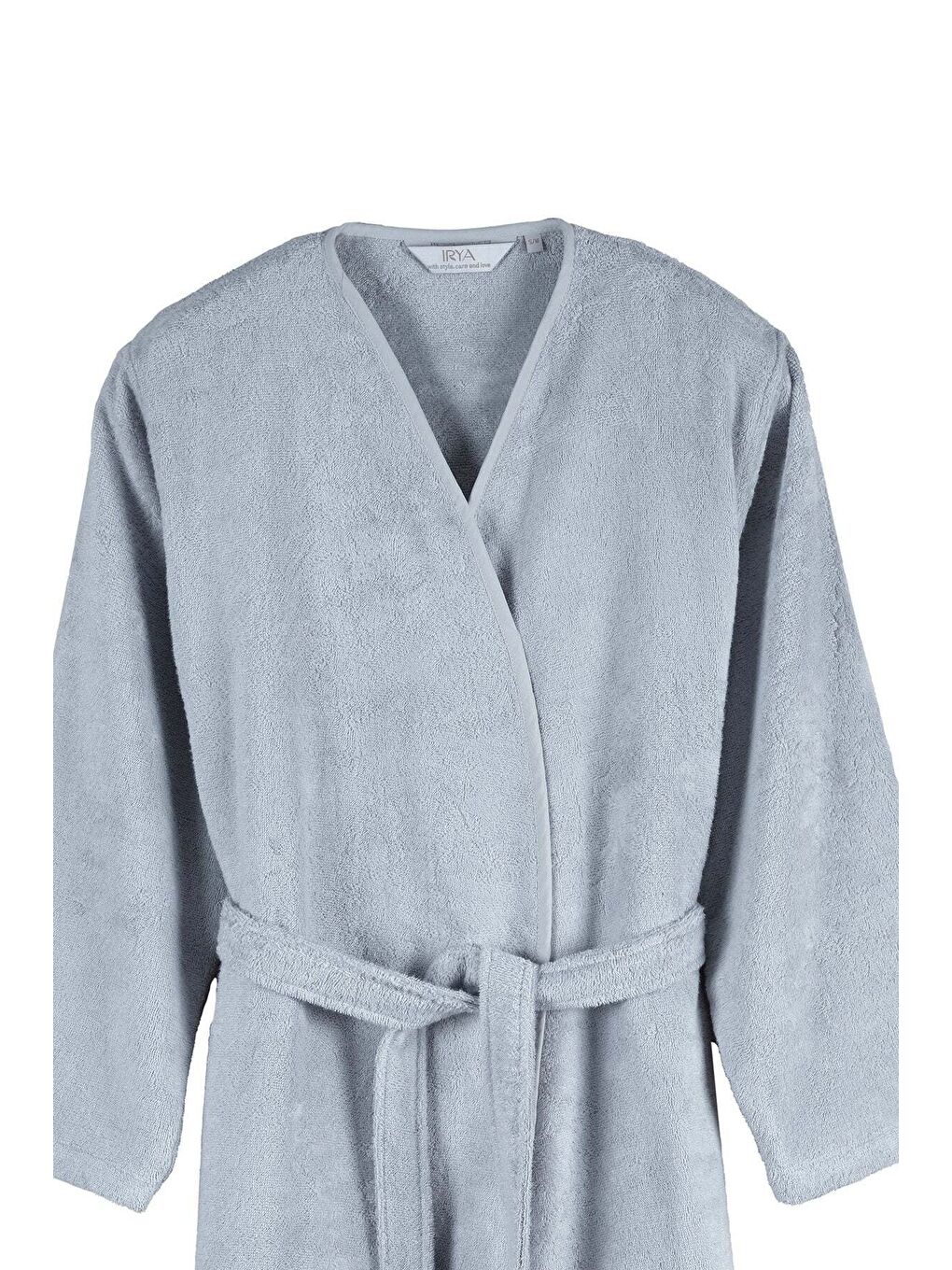 Sedef Bambu Kadın Bornoz Gri-1