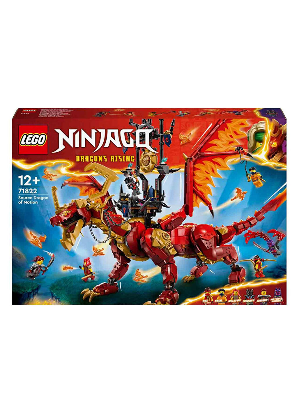 Lego Renksiz NINJAGO Hareket Kaynak Ejderhası Macera Oyuncağı 71822 - 6