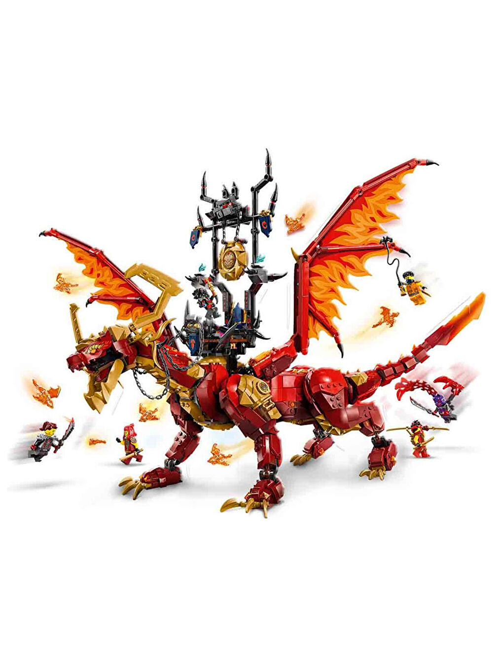 Lego Renksiz NINJAGO Hareket Kaynak Ejderhası Macera Oyuncağı 71822 - 2