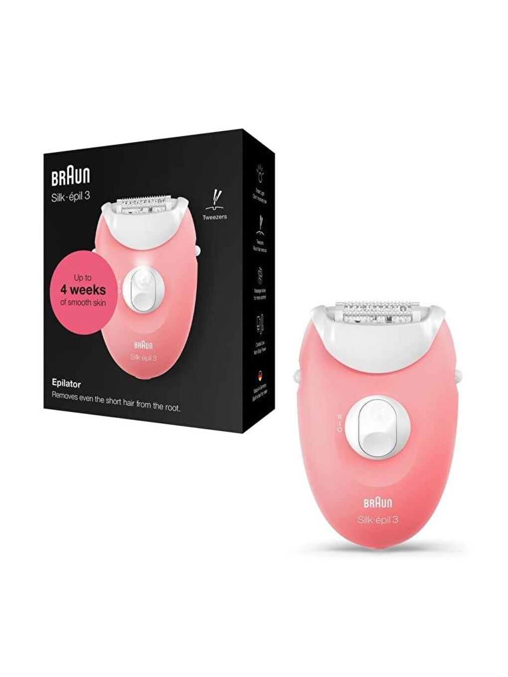 Braun Silk-épil 3 3176 Smartlight, 2 Hız Ayarı, Kablolu Epilatör - 1 - 3