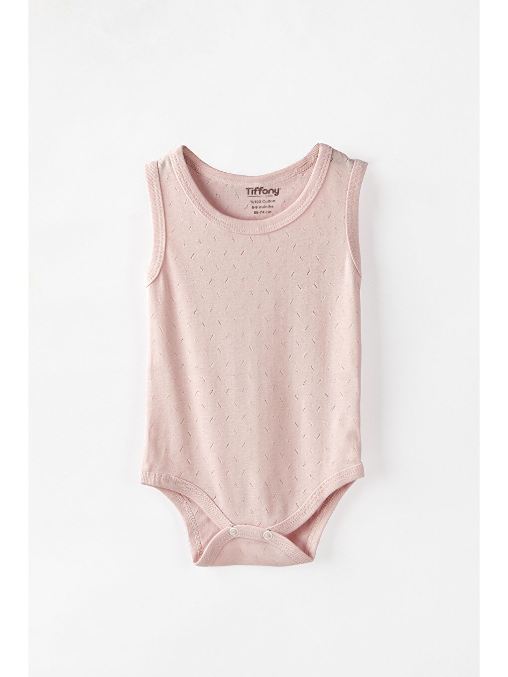 Pembe Baby %100 Pamuk Nefes Alan Jakarlı Bebek Atlet Badi 0 36 Ay