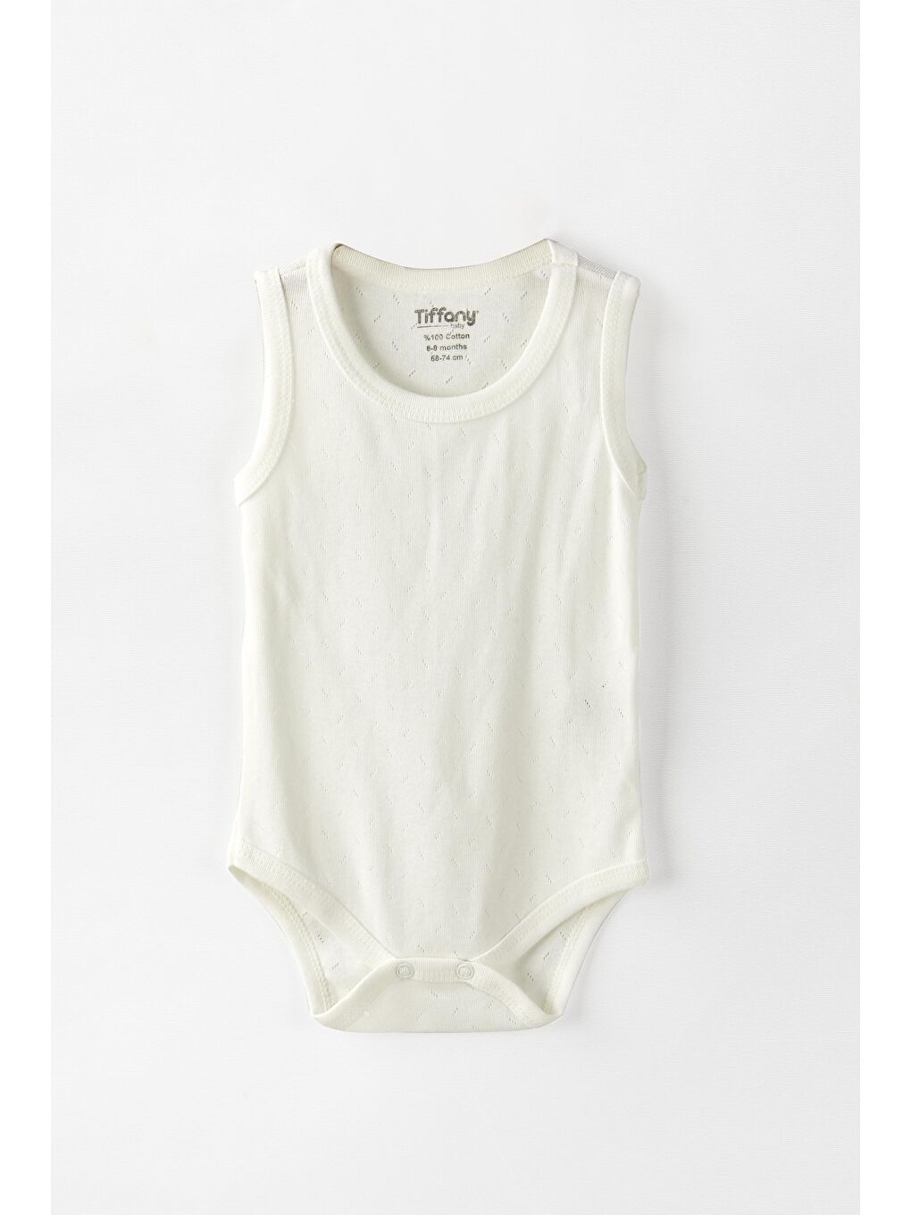 Ekru Baby %100 Pamuk Nefes Alan Jakarlı Bebek Atlet Badi 0 36 Ay