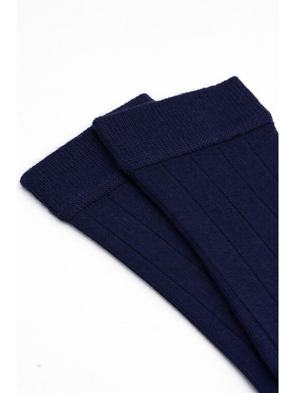 Lacivert Çizgi Desenli Çorap-1