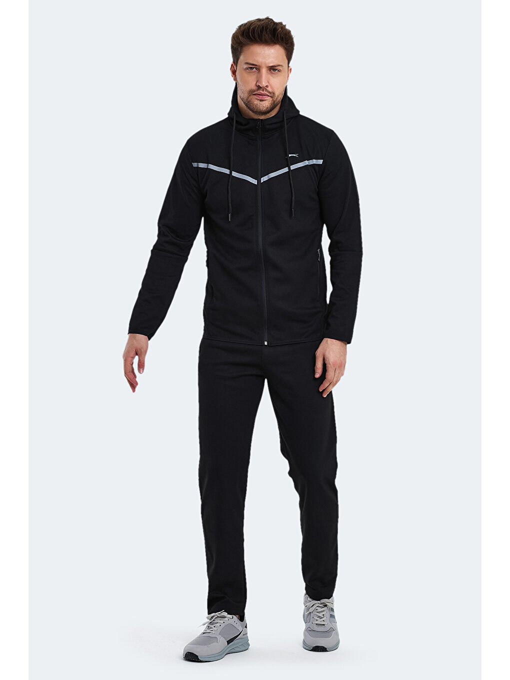 ORKA Erkek Eşofman Takım Siyah-6