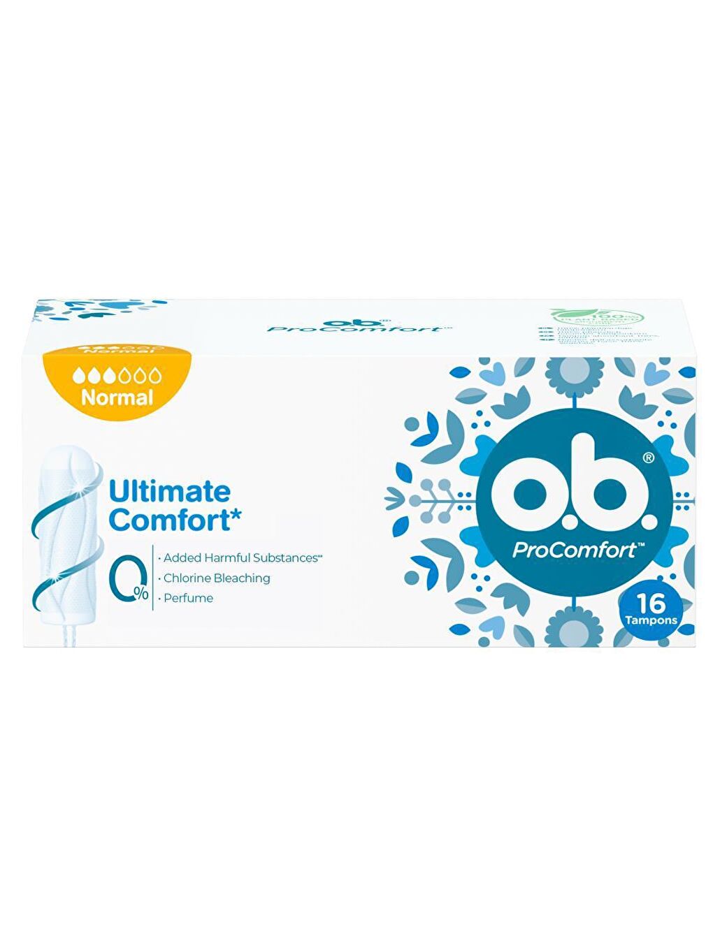 O.B Renksiz Tampon Comfort Normal 16'lı - 6