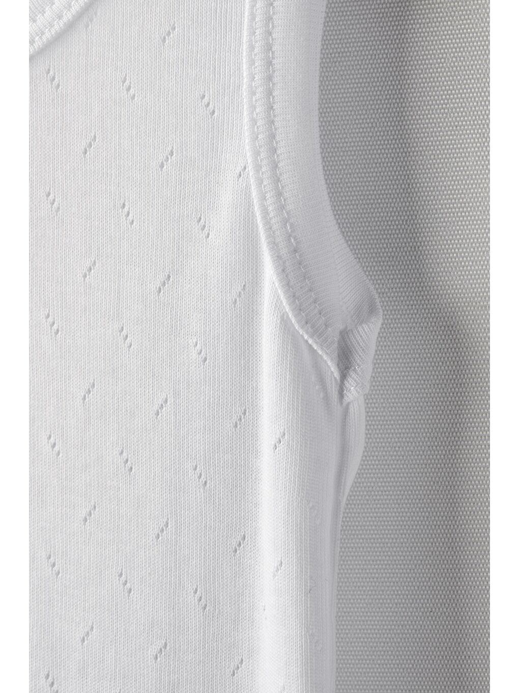 Beyaz Baby %100 Pamuk Nefes Alan Jakarlı Bebek Atlet Badi 0 36 Ay-3