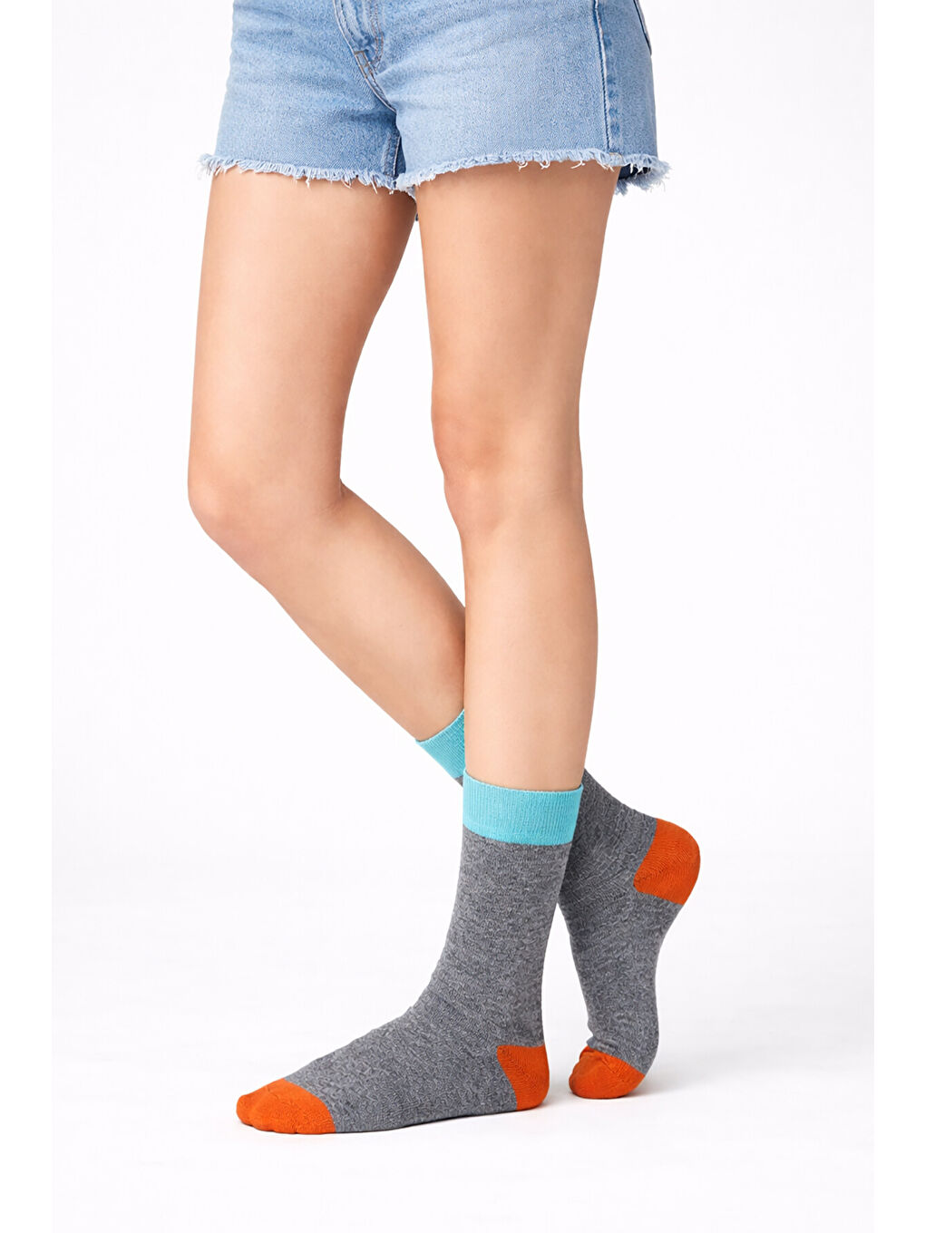 Gri Soket Çorap-1