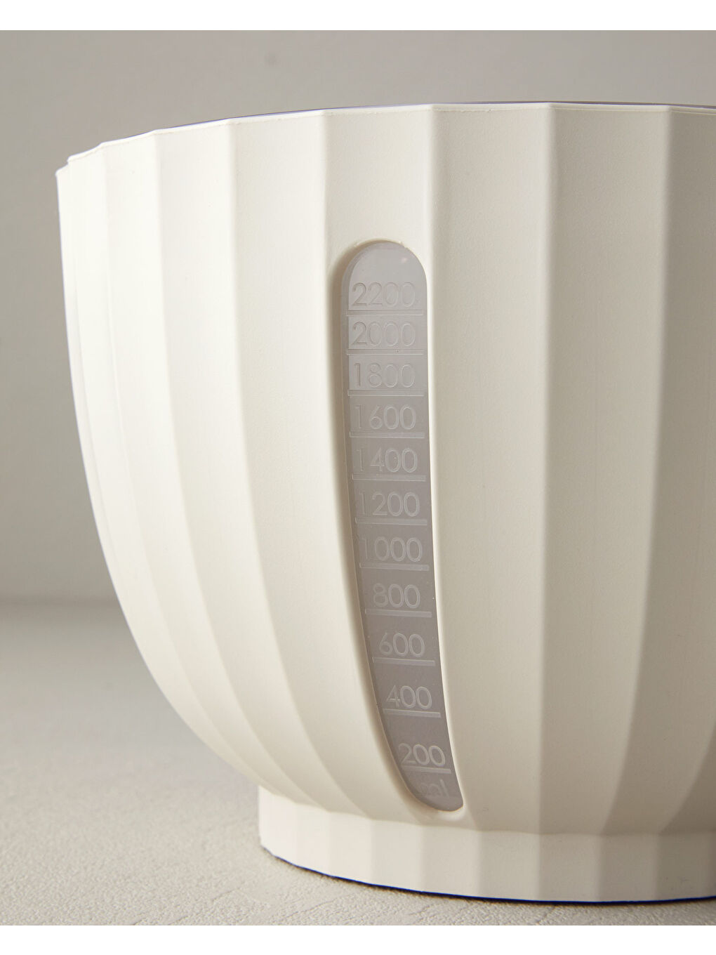 Ekru Callie Plastik 3 Parça Karıştırma Kabı 2,6 L Krem-3