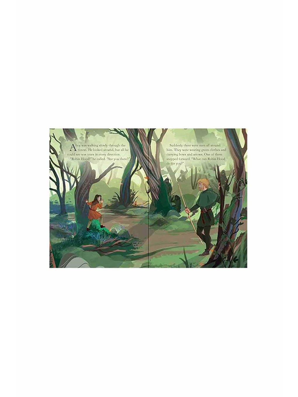 The Usborne Beyaz-Renklibaskı Robin Hood and the Silver Arrow - 2