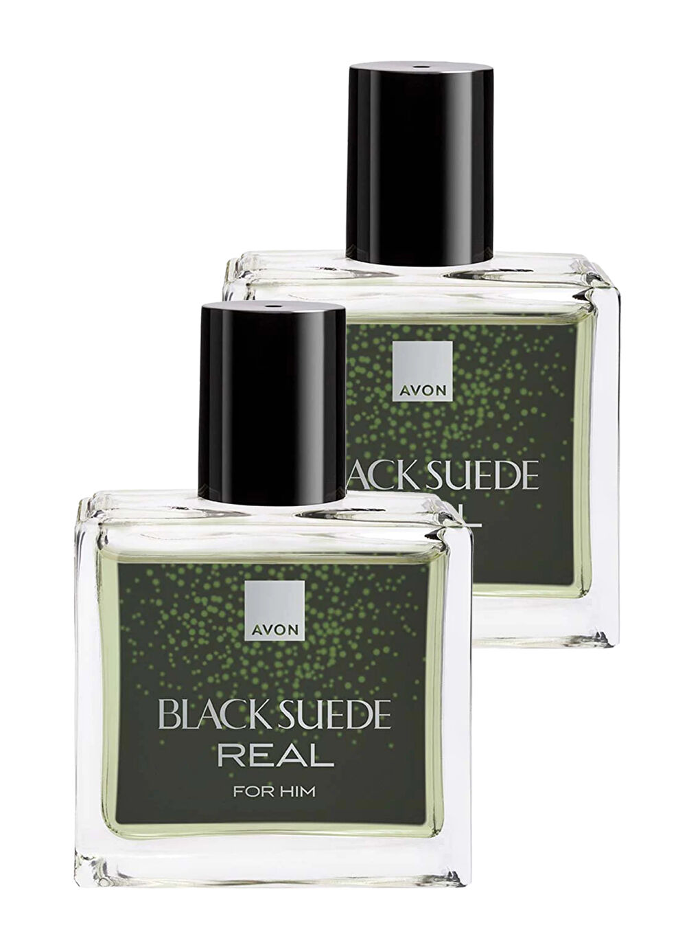 AVON Renksiz Black Suede Real Erkek Parfüm Edt 30 Ml. İkili Set