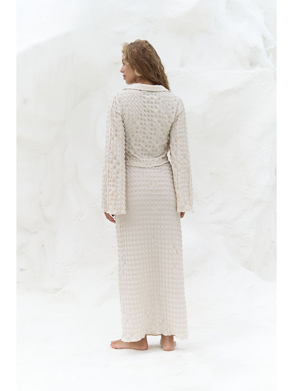 Rania Bej Gömlek Etek Takım-4