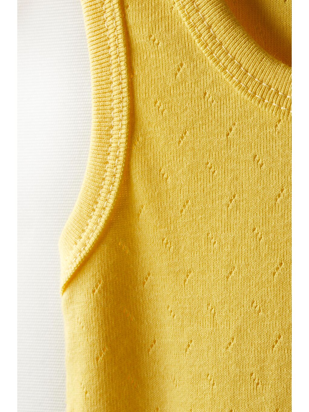 Sarı Baby %100 Pamuk Nefes Alan Jakarlı Bebek Atlet Badi 0 36 Ay-3