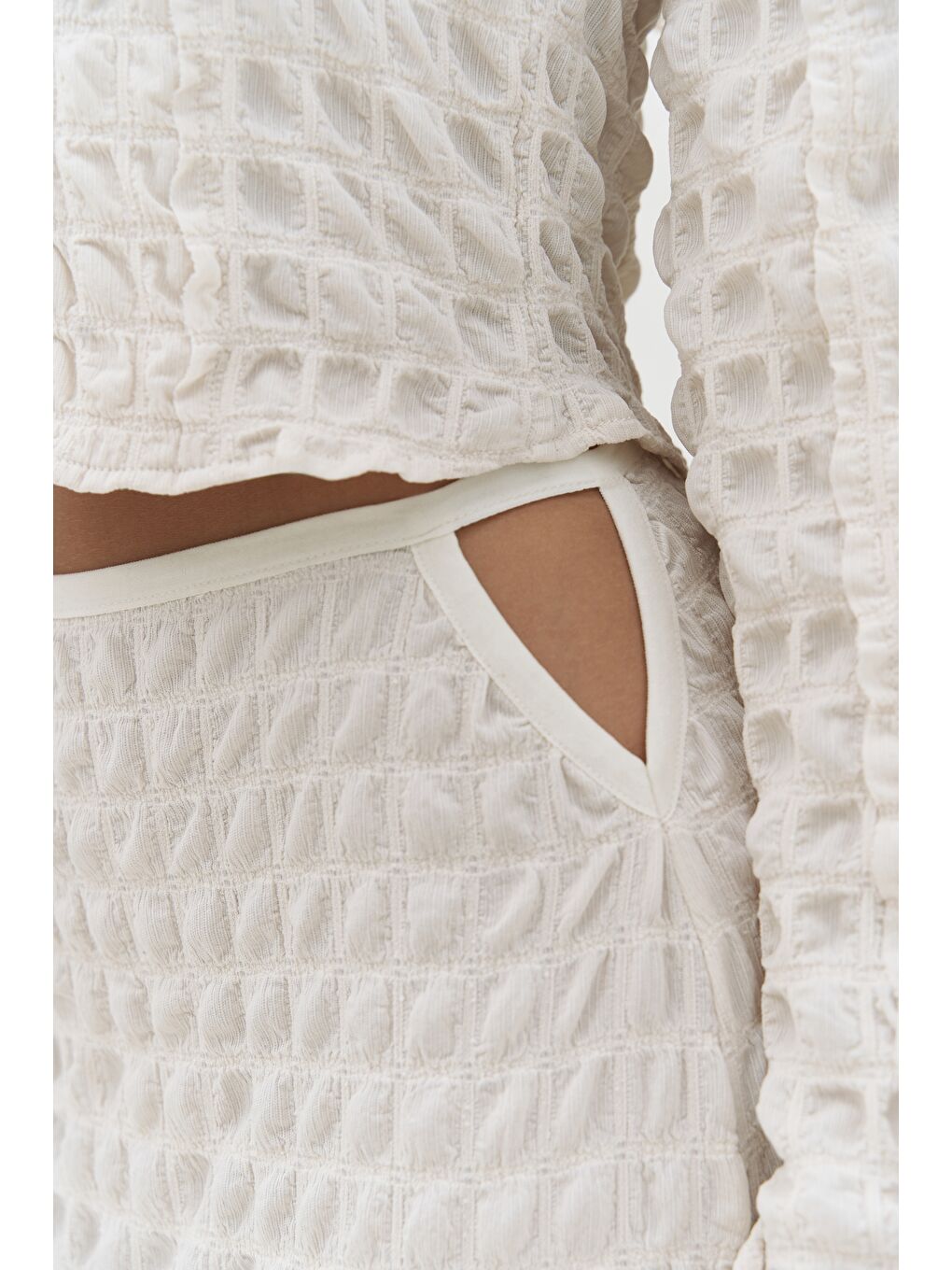 Rania Bej Gömlek Etek Takım-7