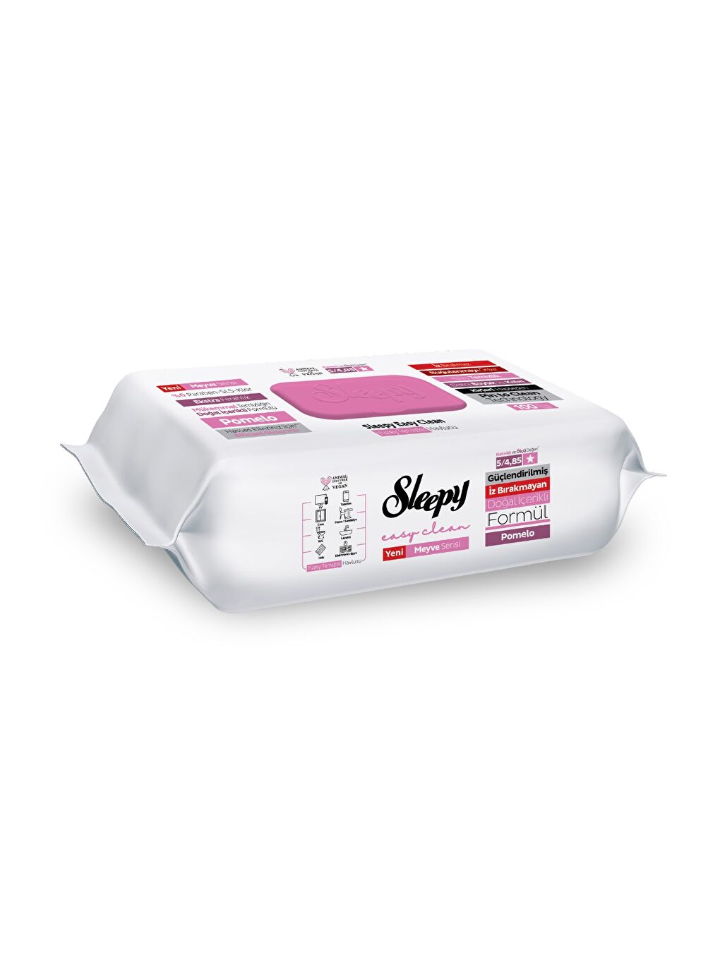 Meyve Serisi Yüzey Temizlik Havlusu Mendili Pomelo 100 Yaprak-1