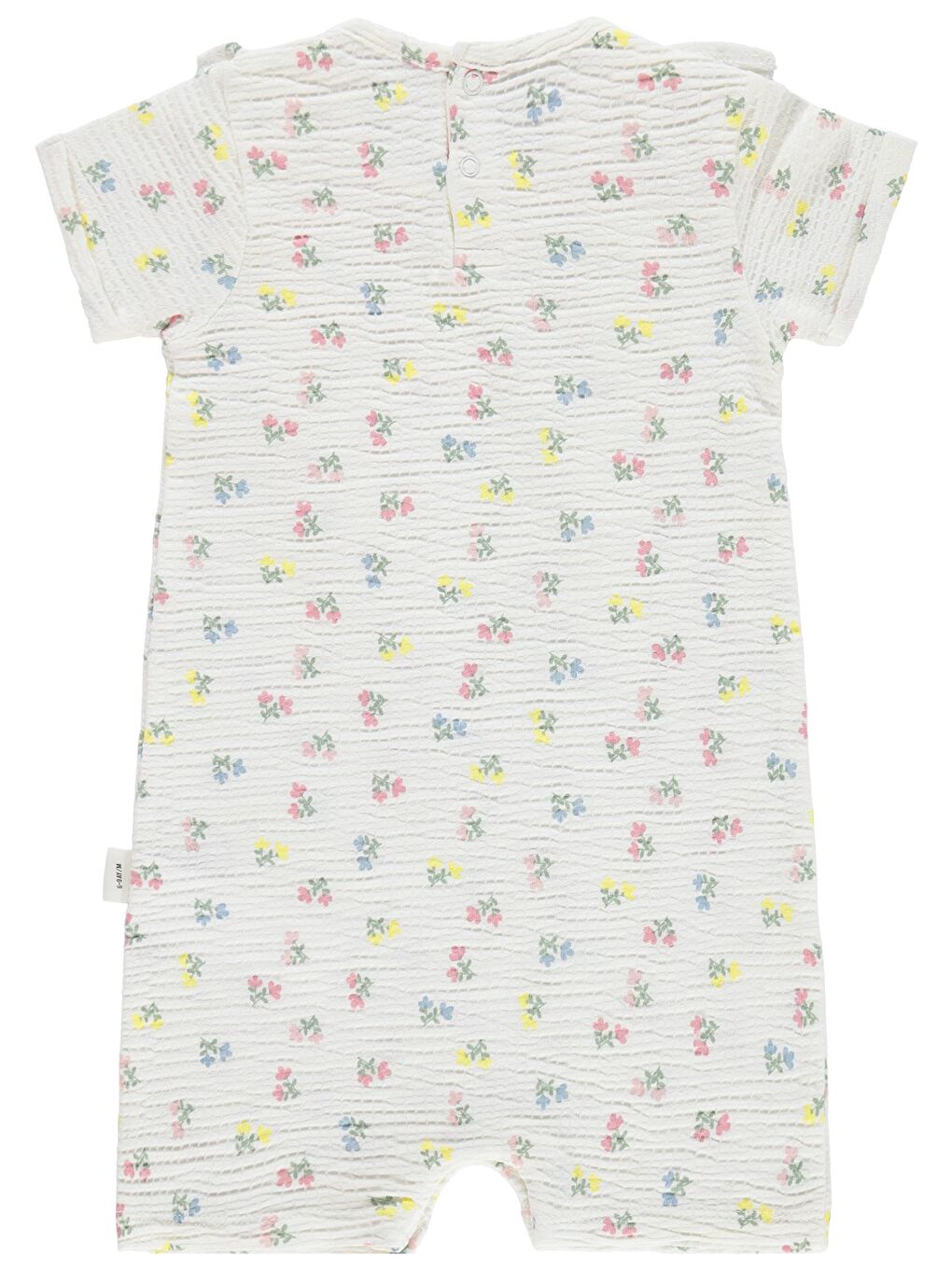 Baby Çiçek Empirme 6-18 Ay Tulum - Ekru-1