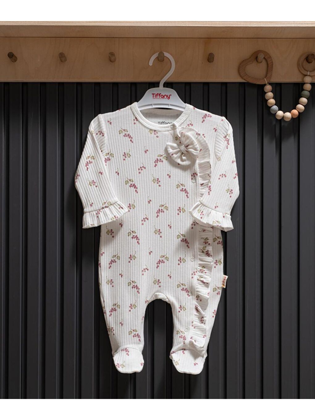 Ekru Purple Grape Theme Patikli Tulum