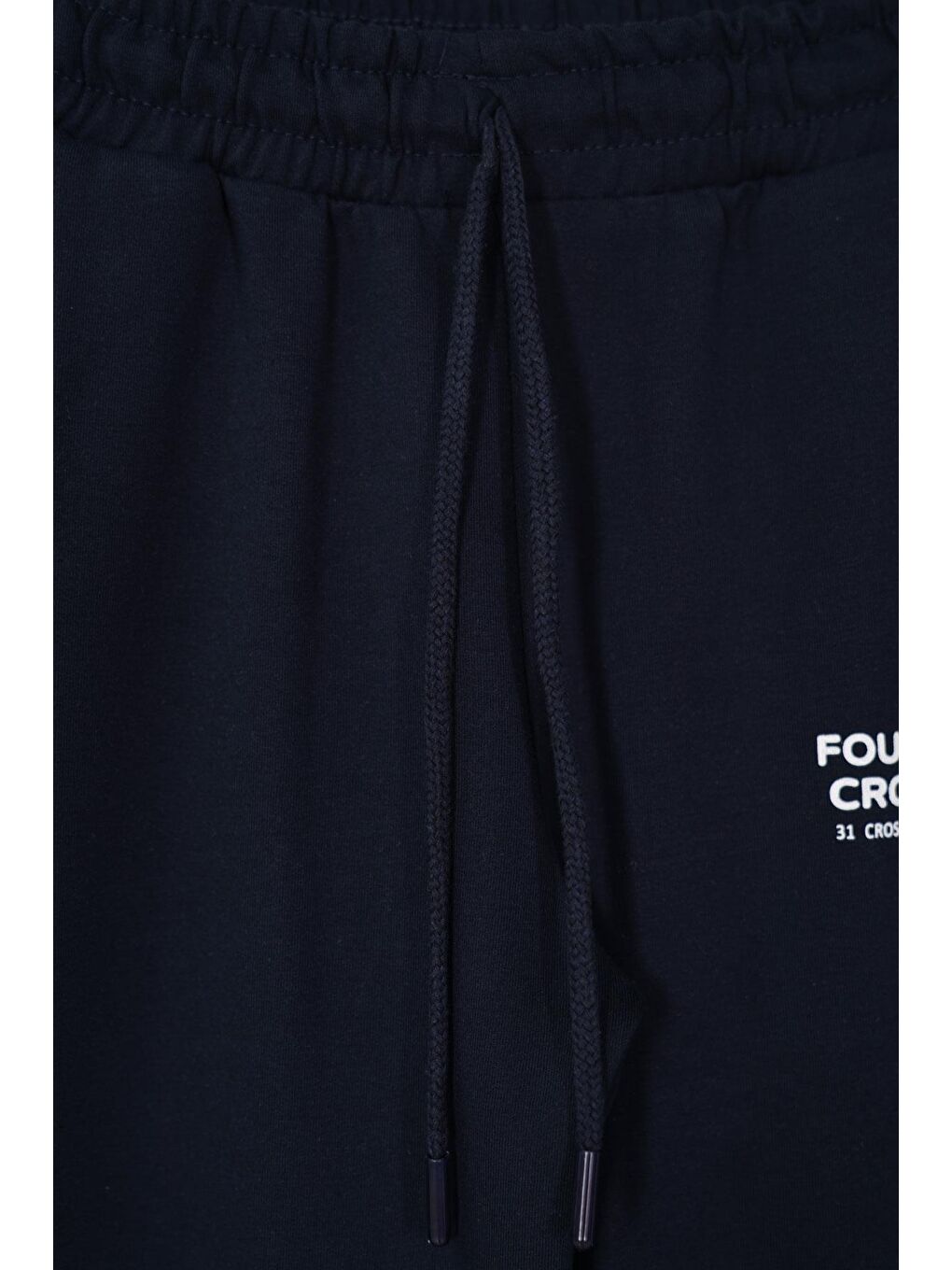 Baskılı Bağcıklı Lacivert Renk Erkek Çocuk Eşofman Tek Alt-3