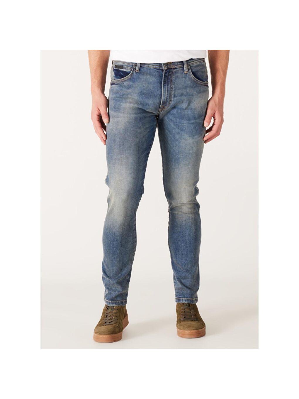 Wrangler Larston Erkek Mavi Jean