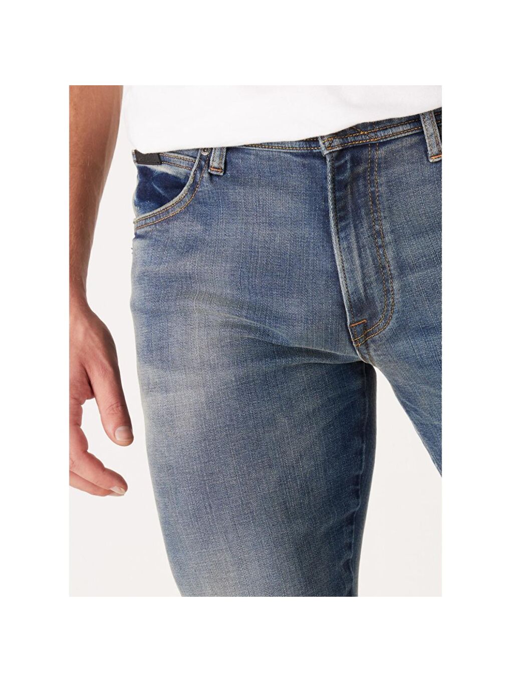 Wrangler Larston Erkek Mavi Jean - 2