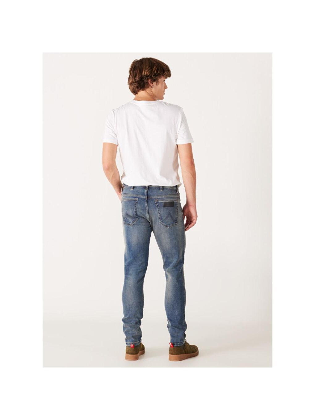 Wrangler Larston Erkek Mavi Jean - 4