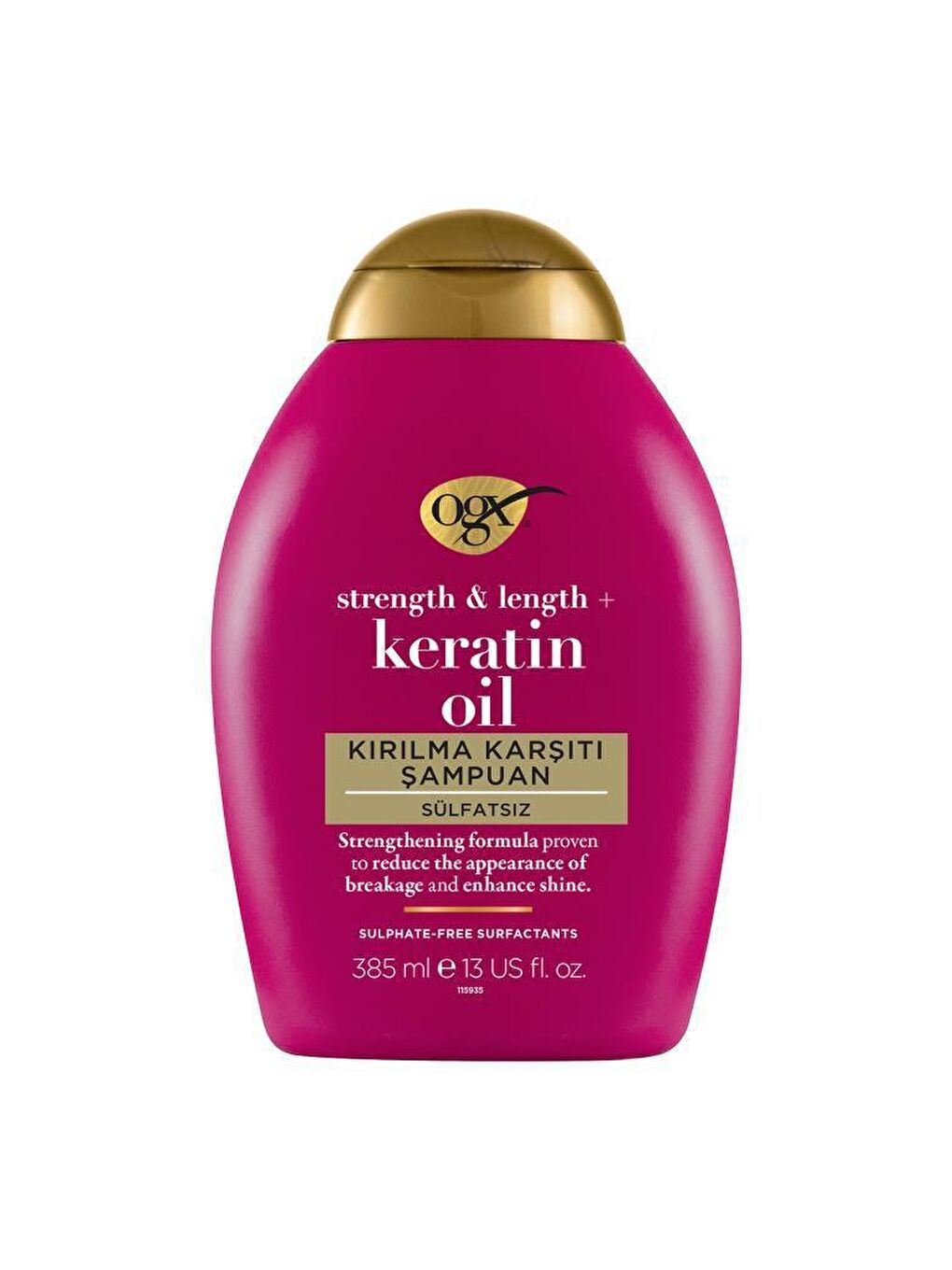 OGX Renksiz Kırılma Karşıtı Keratin Oil Sülfatsız Şampuan 385 ml - 1