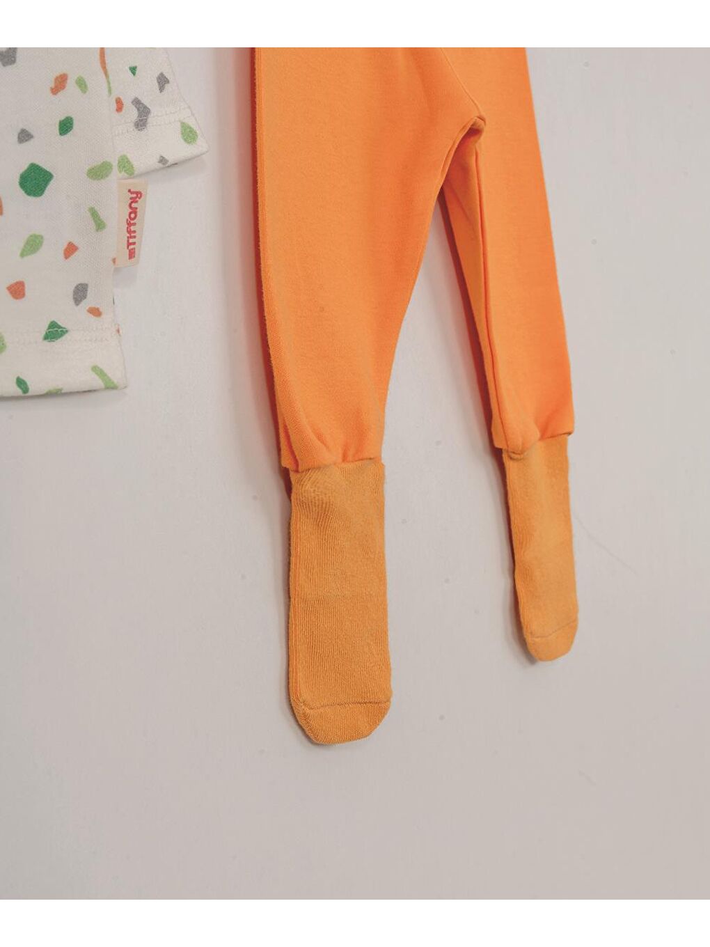 Sarı Çoraplı Pijama Takım-7