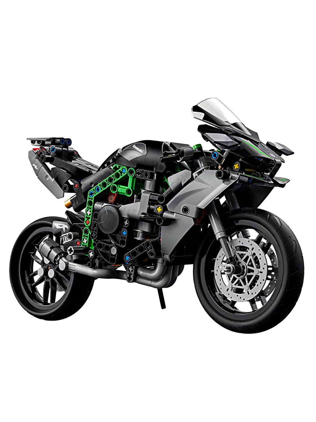 Lego Renksiz Technic Kawasaki Ninja H2R Motosiklet 42170 - 5