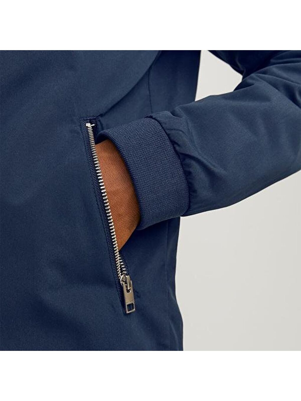 Jack&Jones Rush Harrington Bomber Erkek Lacivert Dik Yaka Ceket-2