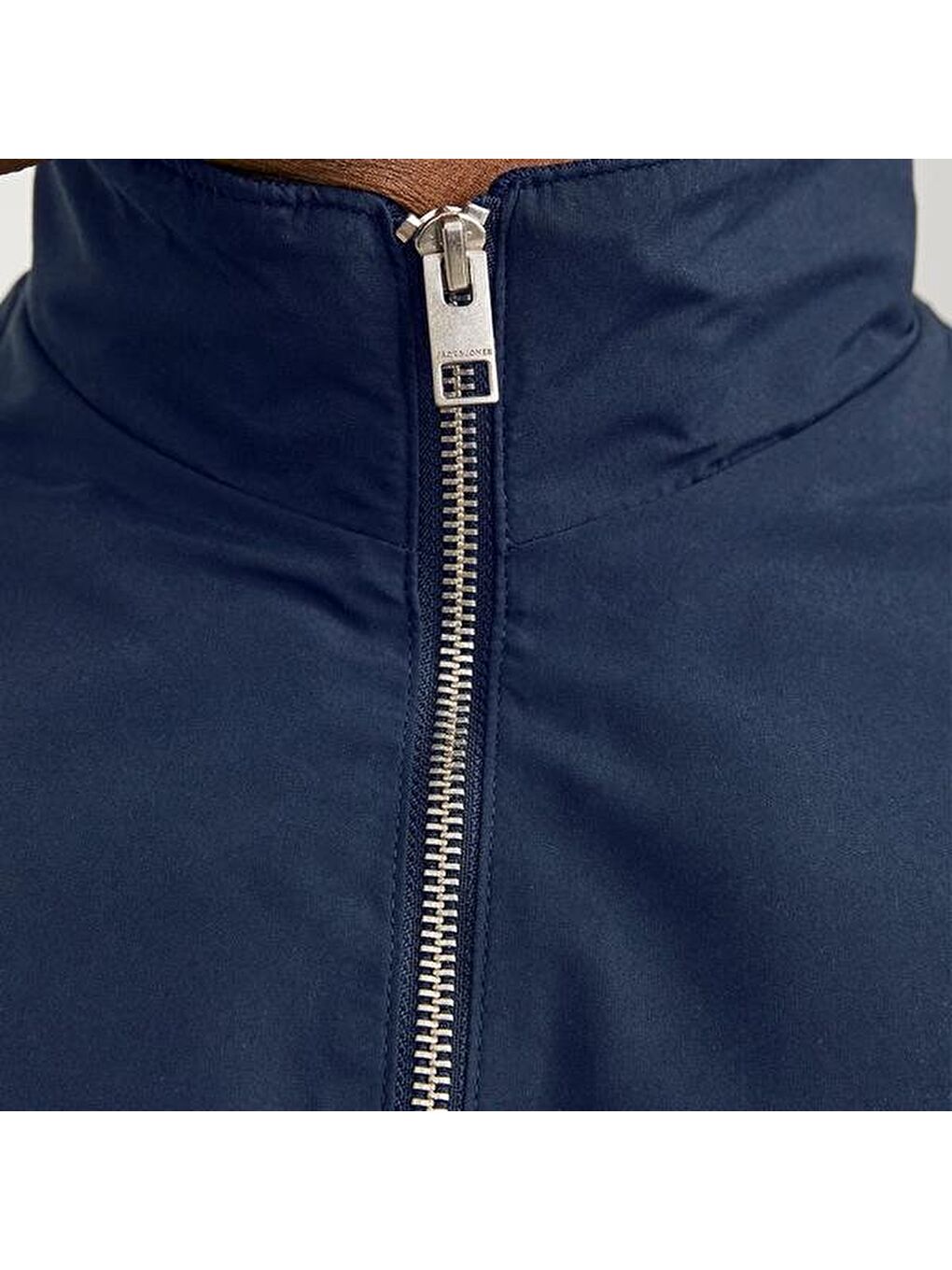 Jack&Jones Rush Harrington Bomber Erkek Lacivert Dik Yaka Ceket-4