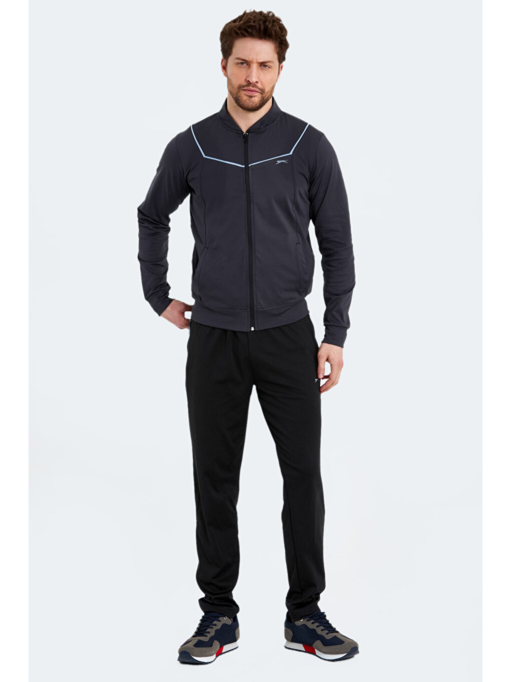 ROOSEVELT Erkek Eşofman Takım Koyu Gri-5