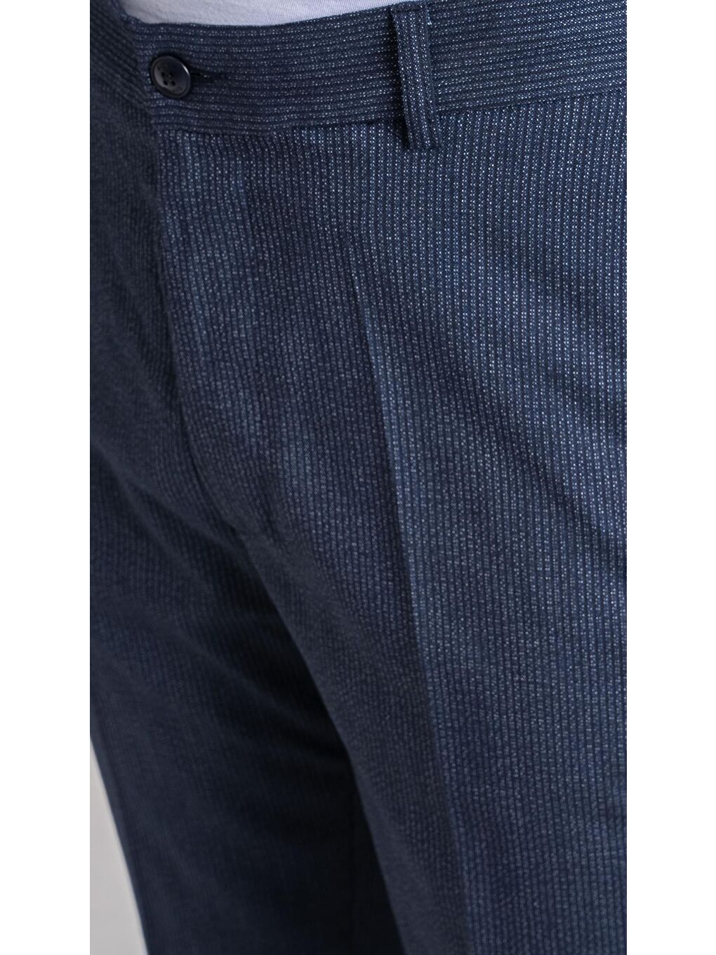 Giotelli Lacivert Standart Fit Dokuma Kumaş Pantolon-2