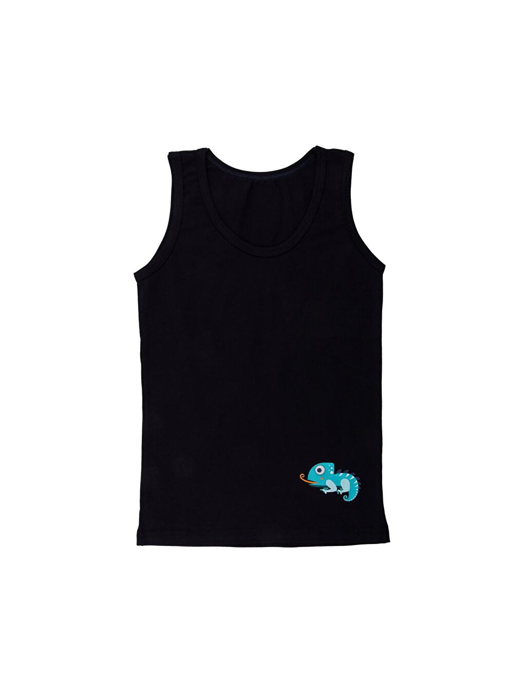 Lacivert Çocuk Pamuklu Atlet Boxer Takımı Kutulu/1484 2'LI-2