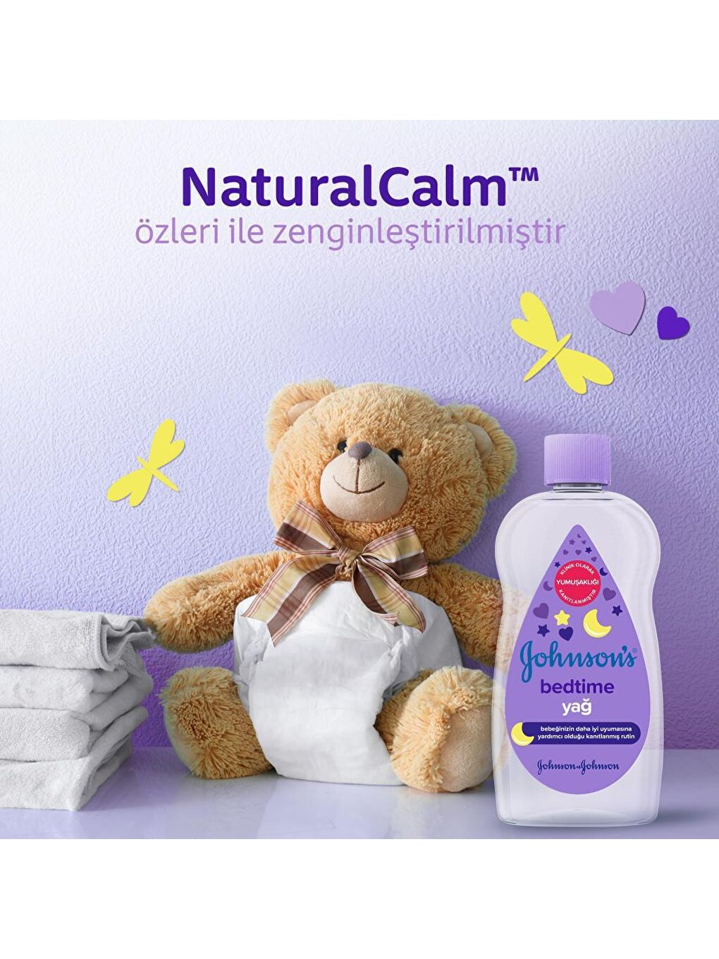 JOHNSON'S Renksiz Bedtime Sakinleştirici Naturacalm Aromali Bebek Yağı 300 ml - 2