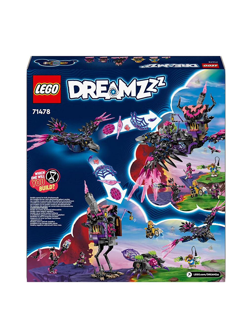 Lego Renksiz Dreamzzz Never Cadısı nın Gece Yarısı Kuzgunu Oyuncağı 71478 - 1