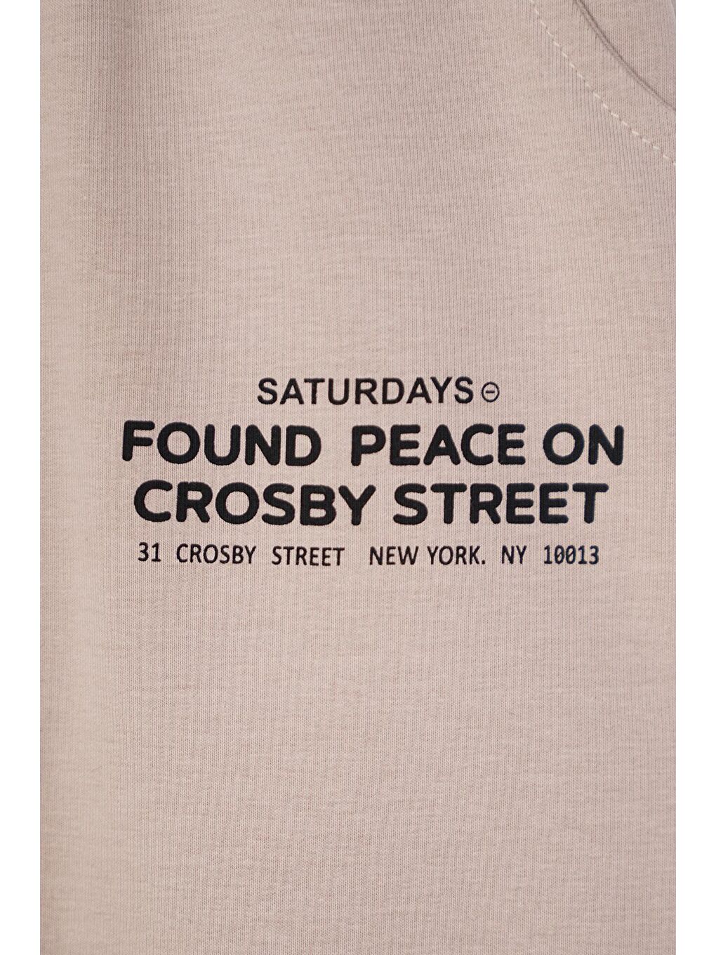 Bej Baskılı Bağcıklı Taş Rengi Renk Erkek Çocuk Eşofman Tek Alt-1