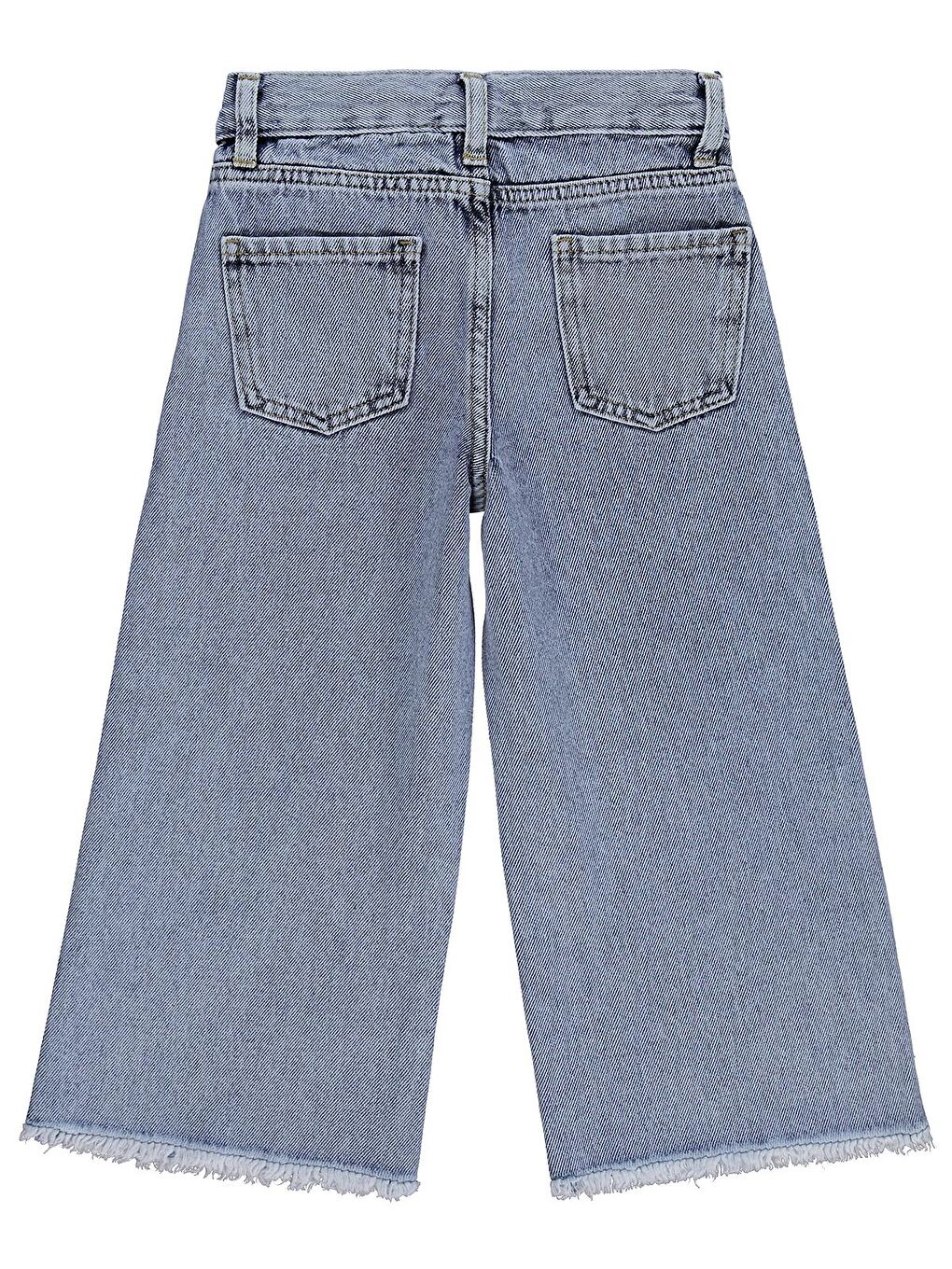 Girls Kalpli 2-5 Yaş Pantolon Jean - Mavi-1