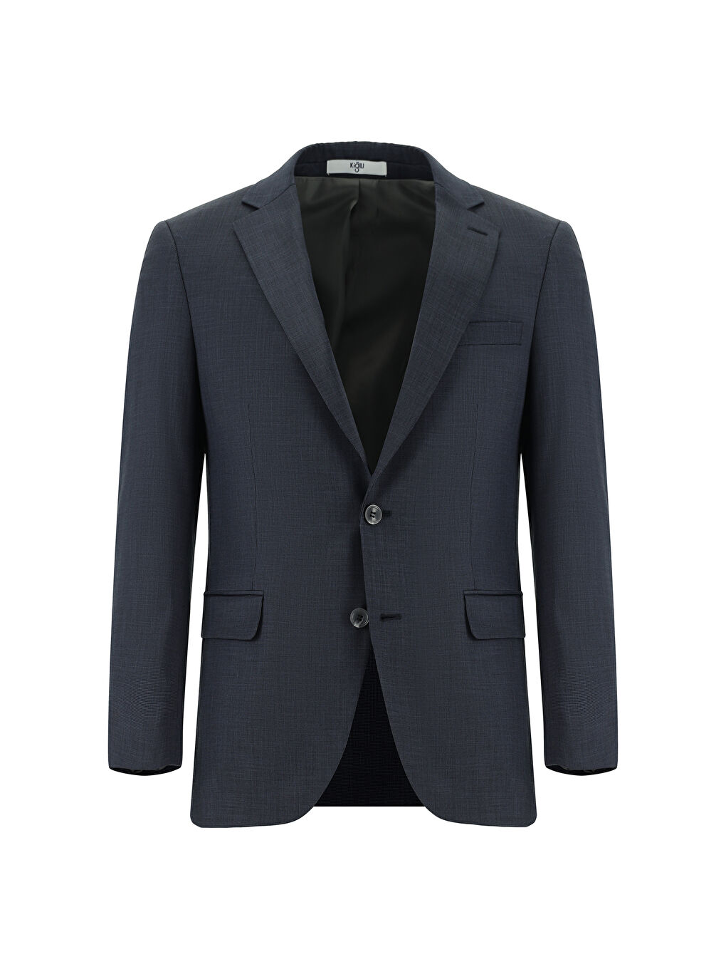 Gri 7 Drop Super Slim Fit Eksra Dar Kesim Desenli Takım Elbise-1