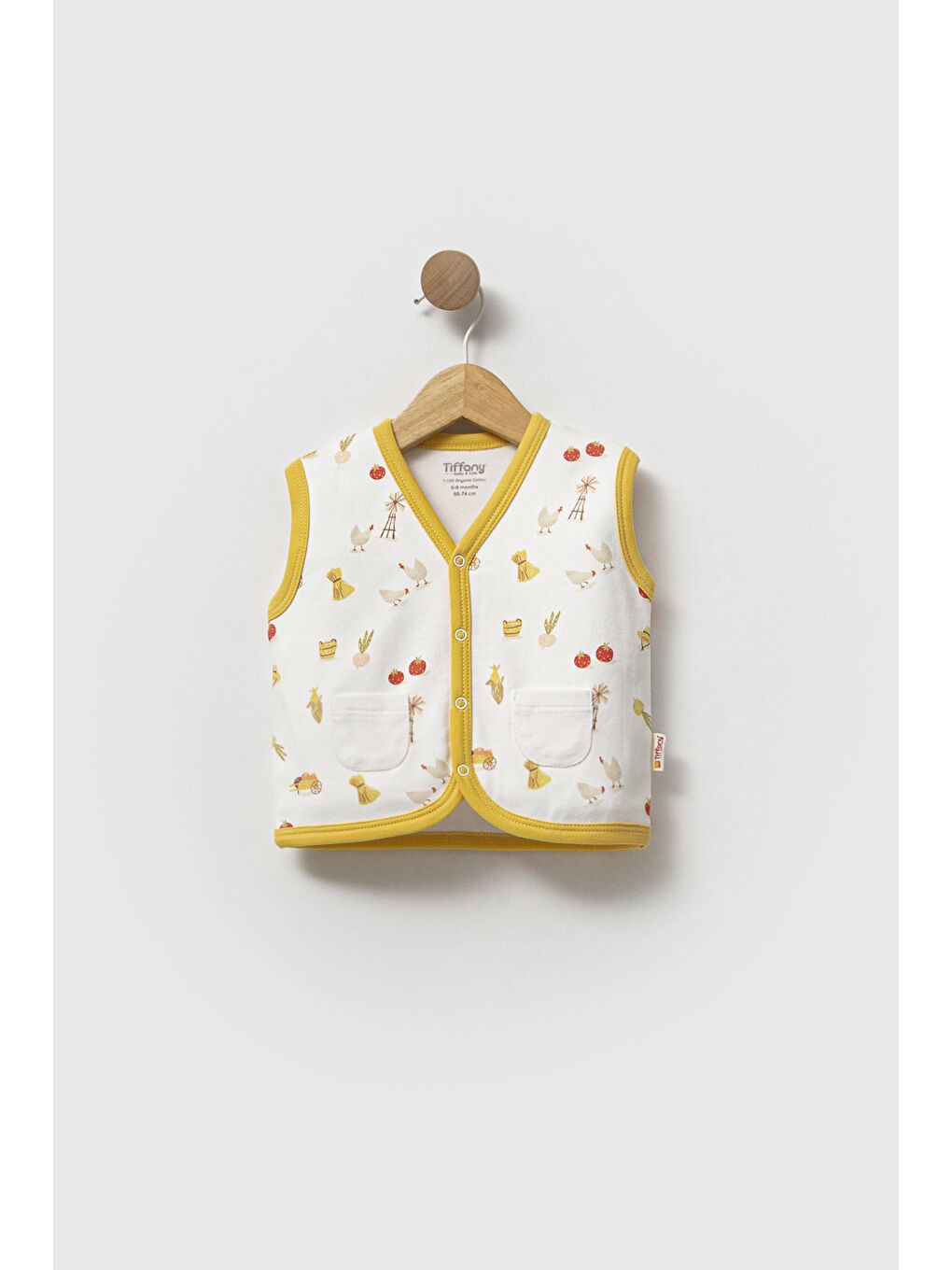 Karışık Strawberry Organik Theme Yelek