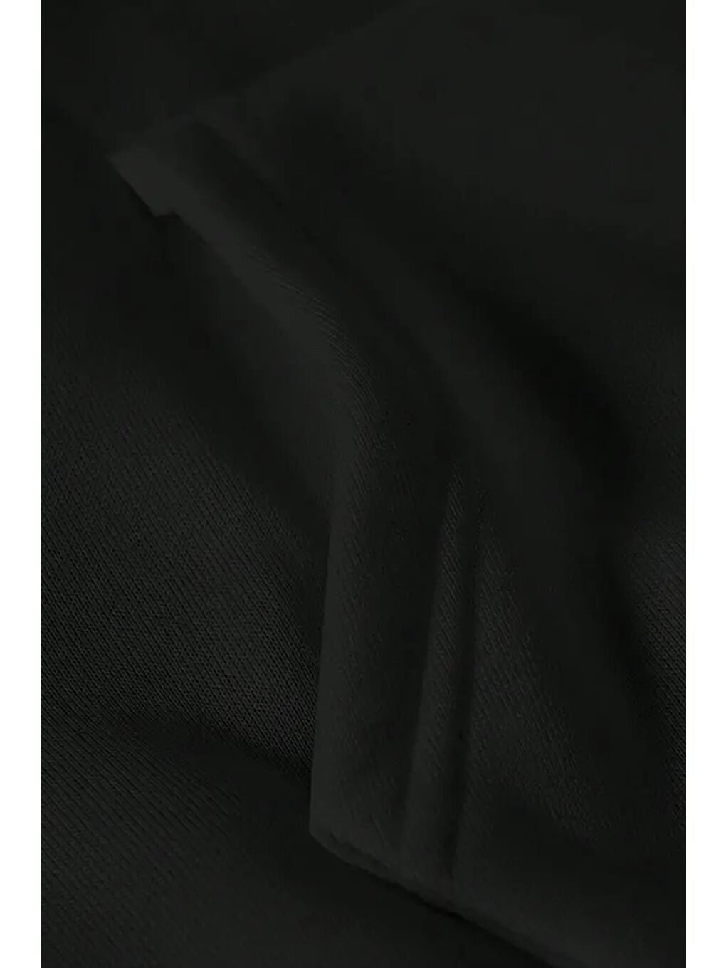 Siyah Leopar Sırt Baskılı İçi Pamuklu Unisex Sweatshirt-3