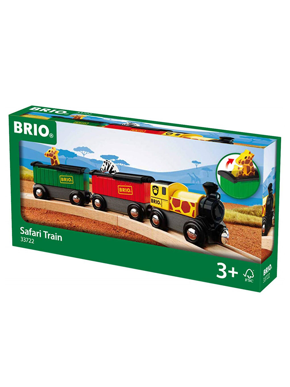 BRIO Renksiz Safari Treni 33722