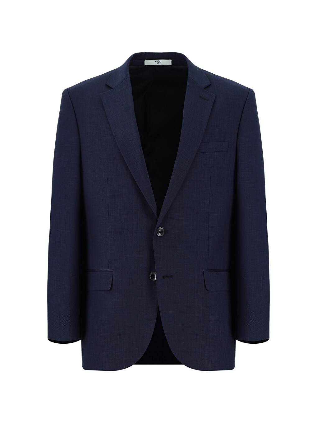 Lacivert 7 Drop Super Slim Fit Eksra Dar Kesim Desenli Takım Elbise-1