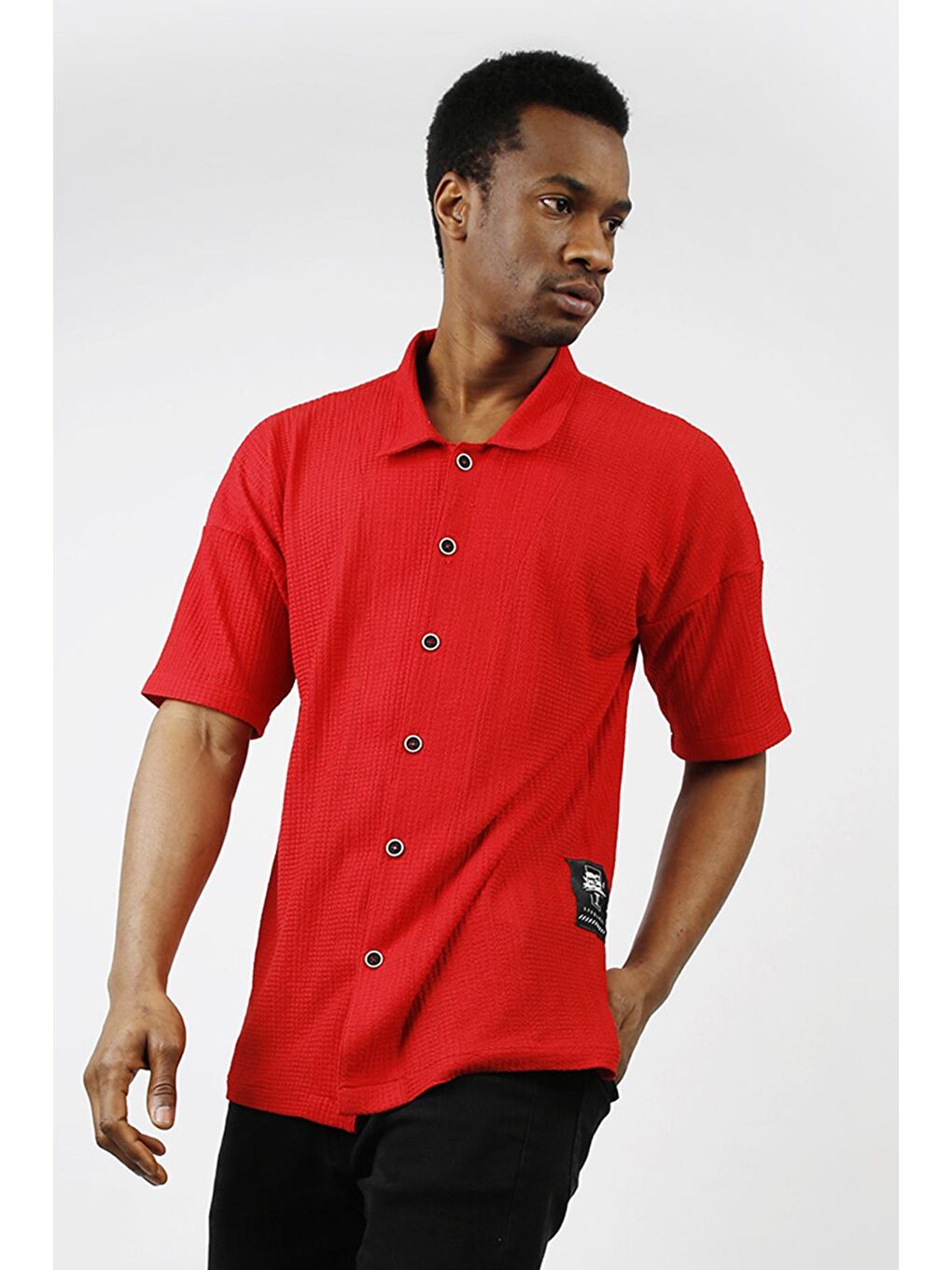 Mercan Salaş Kısa Kollu Gömlek 1KXE2-44733-64