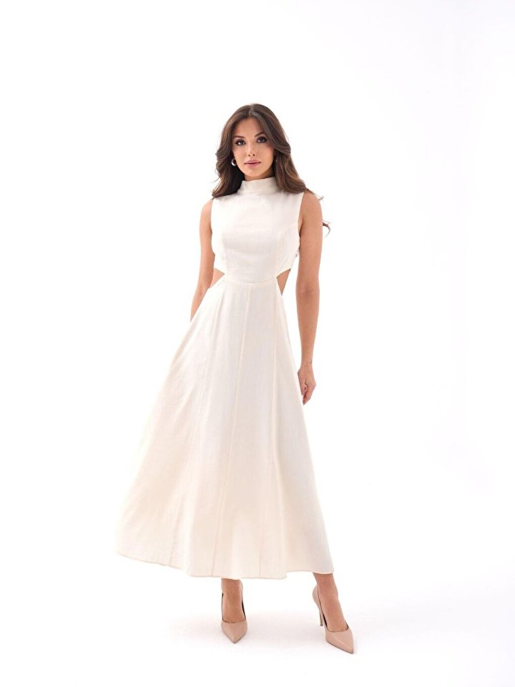 Bej 7094 ELBİSE-BEJ-2