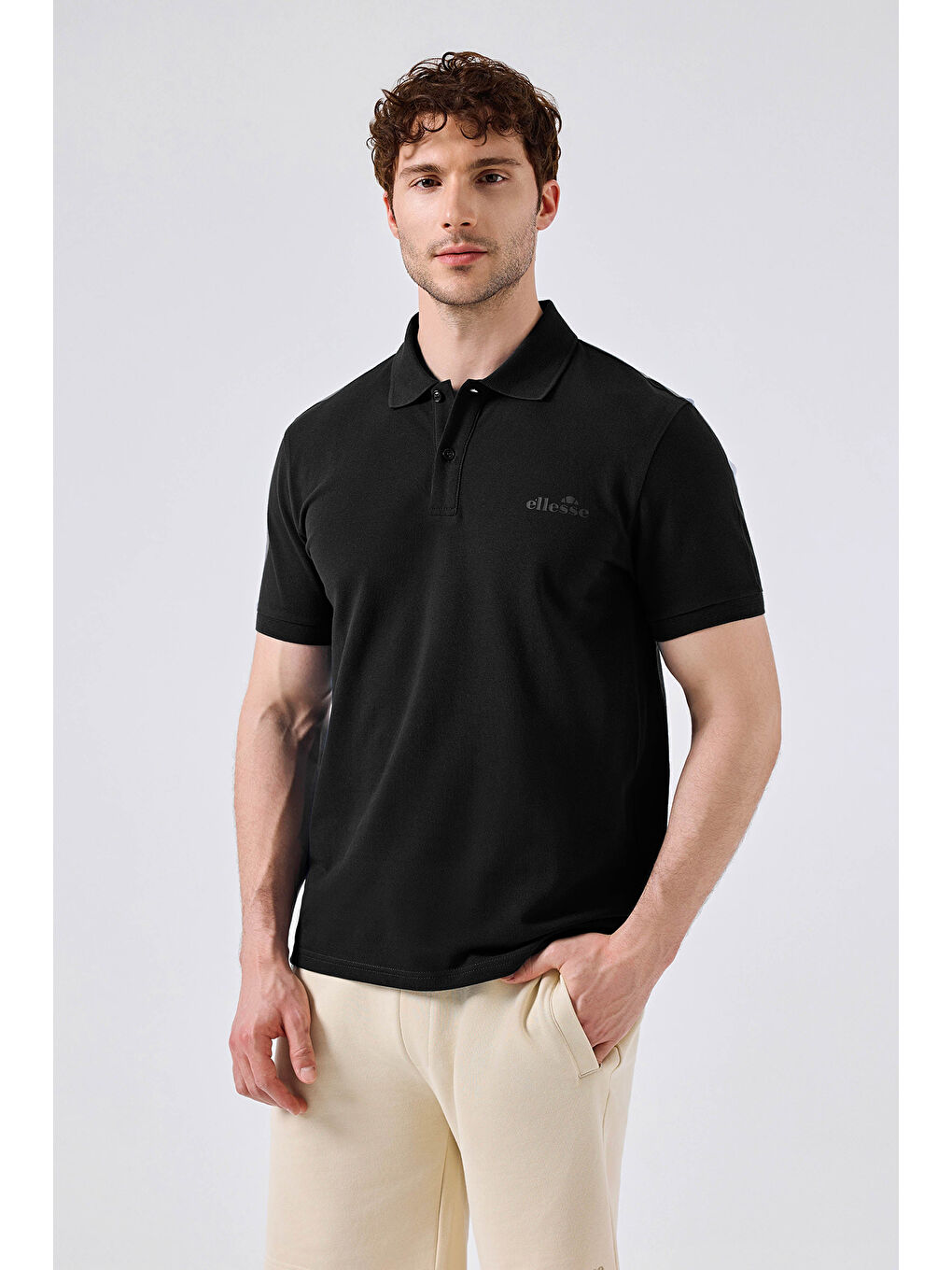 Siyah %100 Pamuk Regular Fit Düğmeli Polo Yaka T Shirt 6SM5018-BK-2