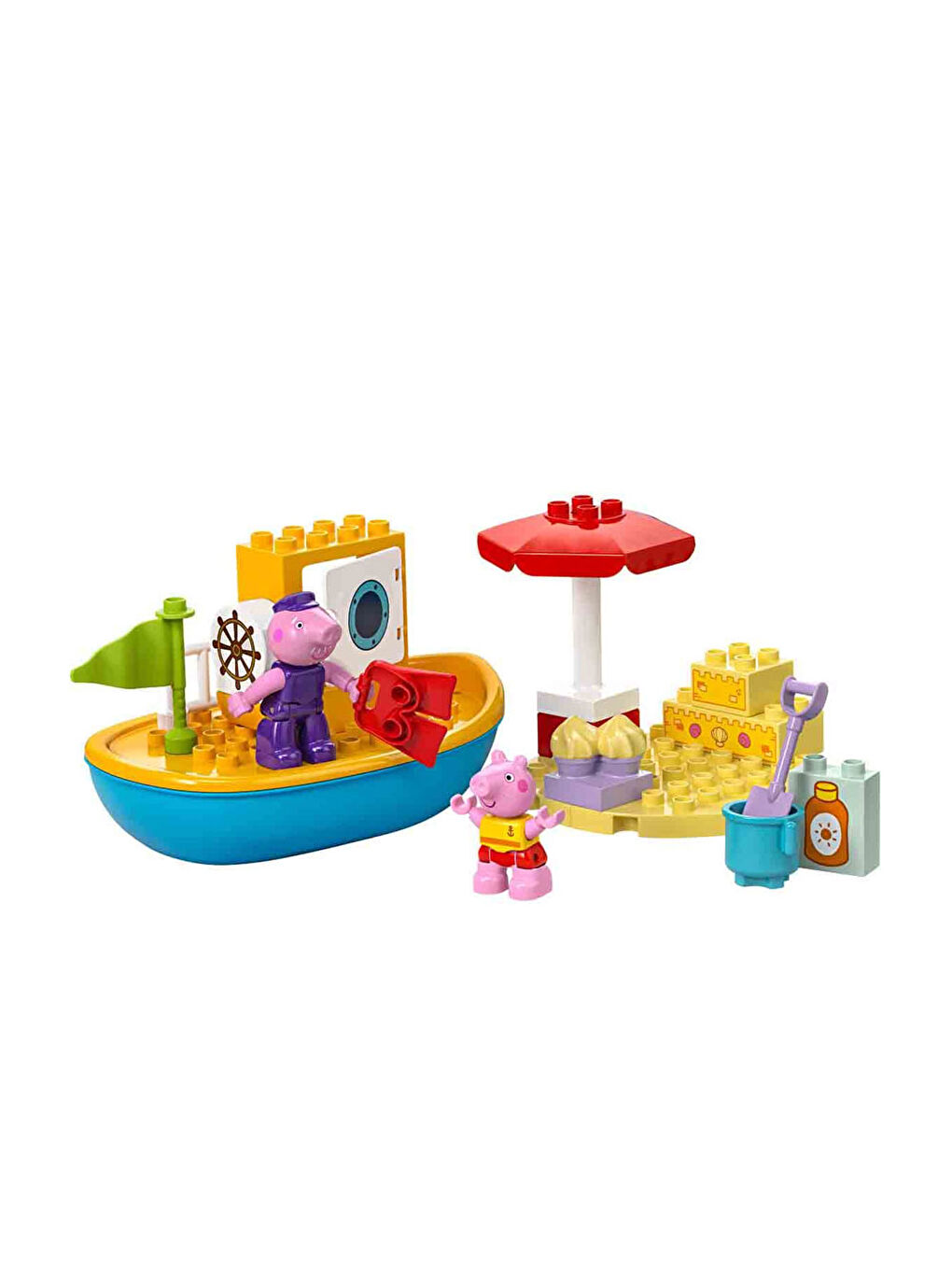 Lego Renksiz DUPLO Peppa Pig Tekne Gezisi Oyun Seti 10432 - 4