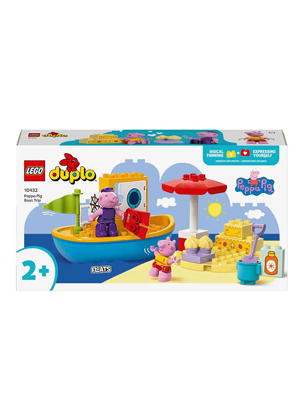 Lego Renksiz DUPLO Peppa Pig Tekne Gezisi Oyun Seti 10432 - 5